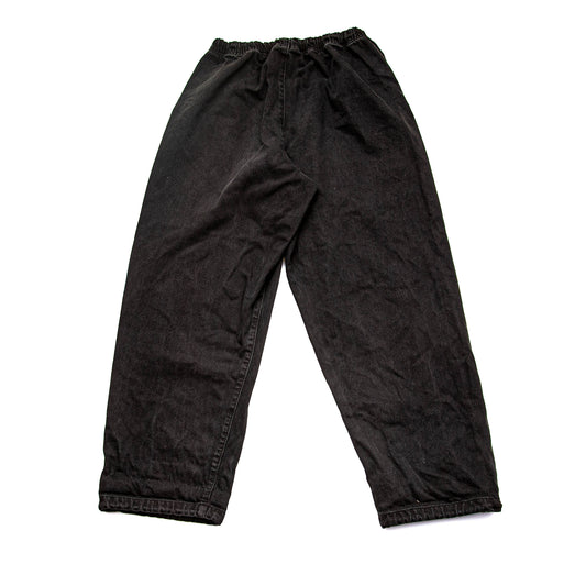 Fear of God Essentials Overdyed Black Denim Lounge Pants SS24