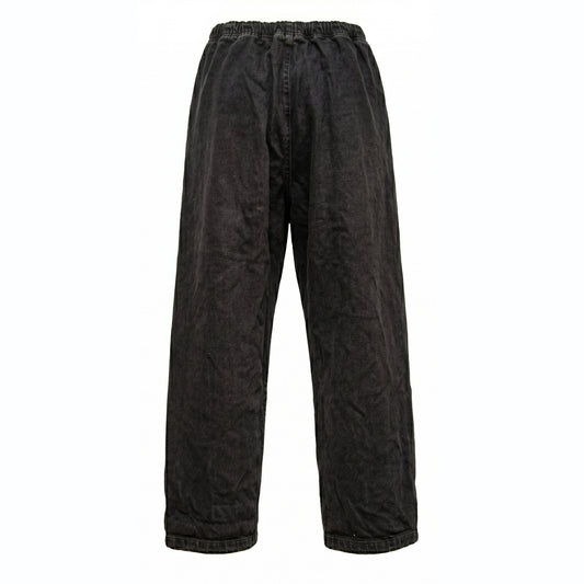 Fear of God Essentials Overdyed Black Denim Lounge Pants SS24