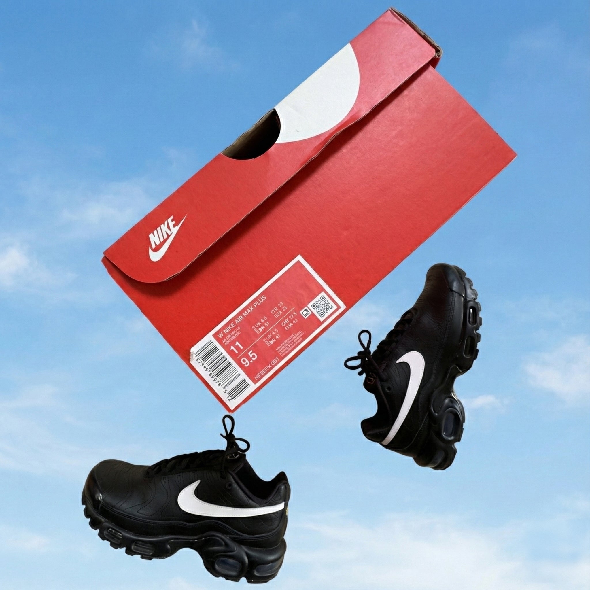 Nike Air Max Plus – Premium Black Leather Edition