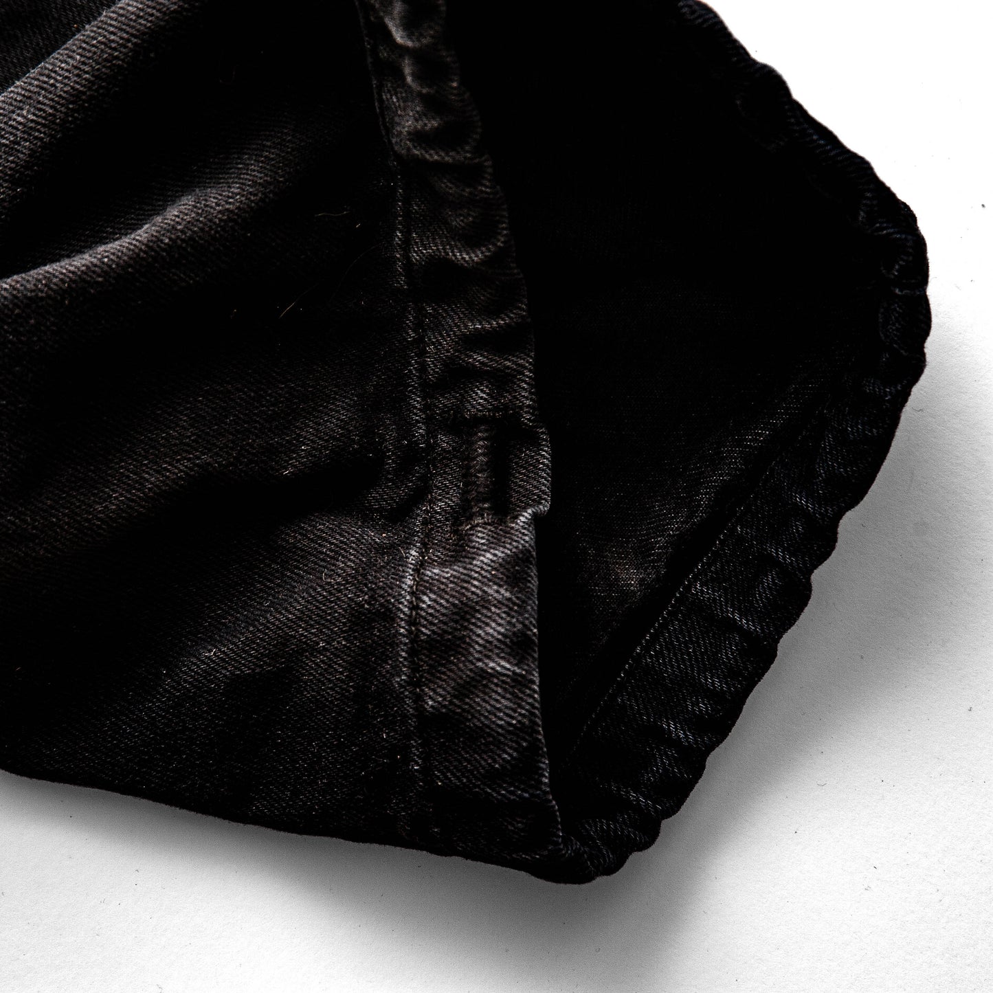 Fear of God Essentials Overdyed Black Denim Lounge Pants SS24