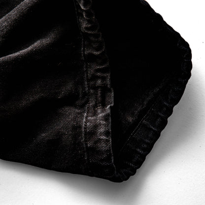 Fear of God Essentials Overdyed Black Denim Lounge Pants SS24