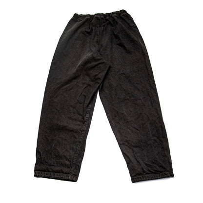 Fear of God Essentials Overdyed Black Denim Lounge Pants SS24