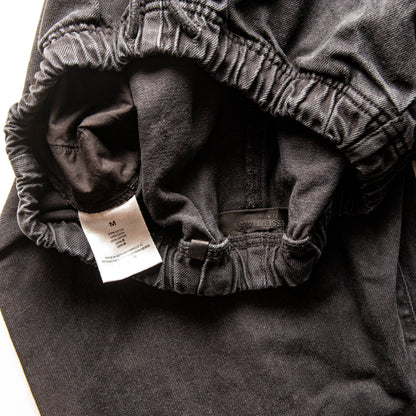 Fear of God Essentials Overdyed Black Denim Lounge Pants SS24