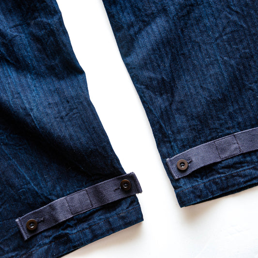 Nigel Cabourn Herringbone 40's Navy Deck Pants AW21