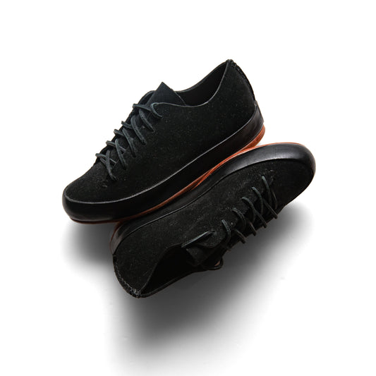 Feit Handsewn Low – Black Suede Leather