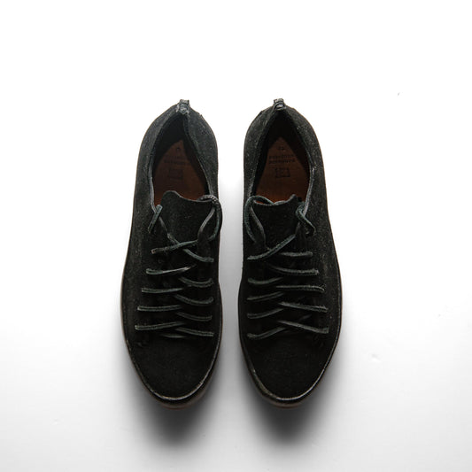 Feit Handsewn Low – Black Suede Leather
