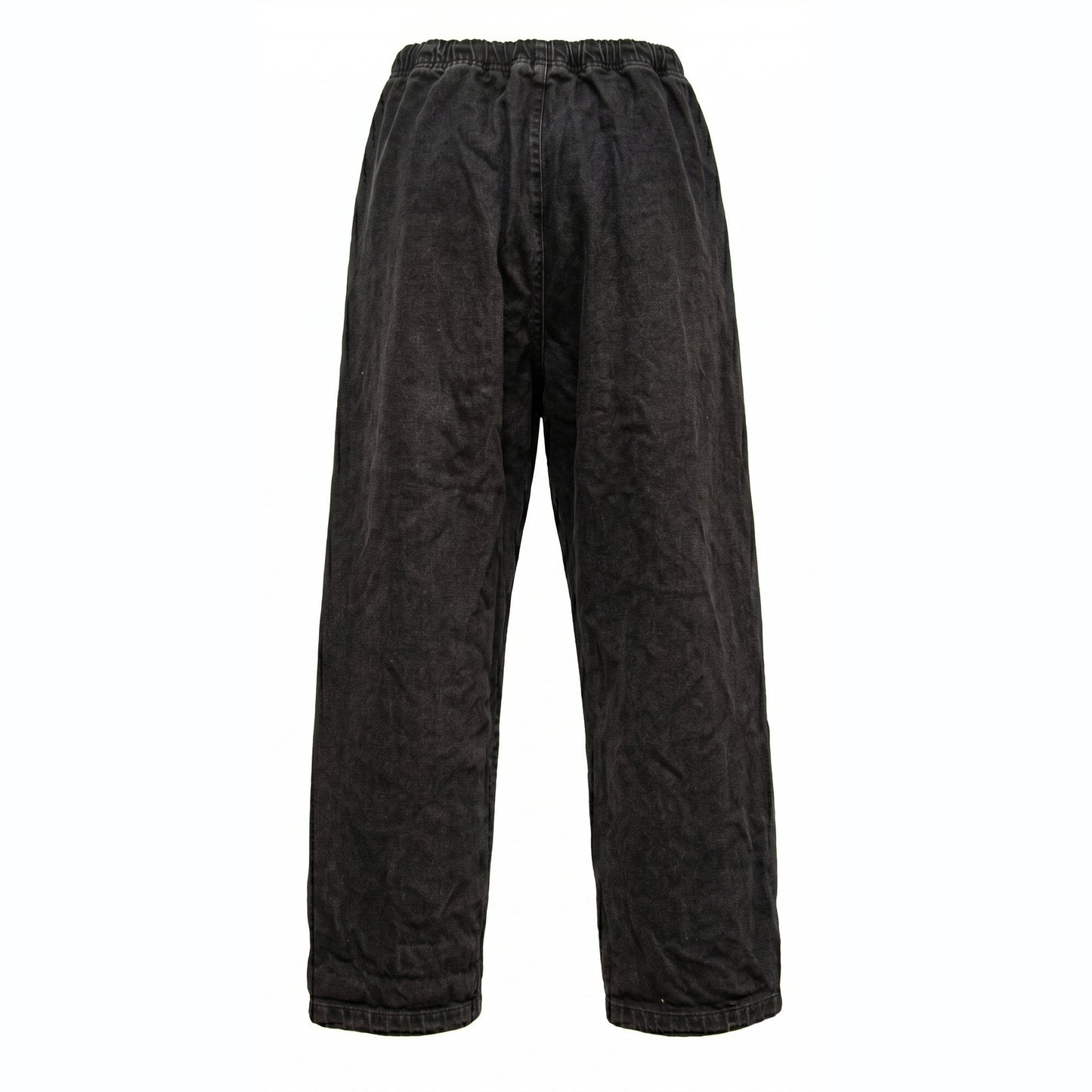 Fear of God Essentials Overdyed Black Denim Lounge Pants SS24