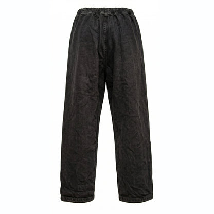 Fear of God Essentials Overdyed Black Denim Lounge Pants SS24